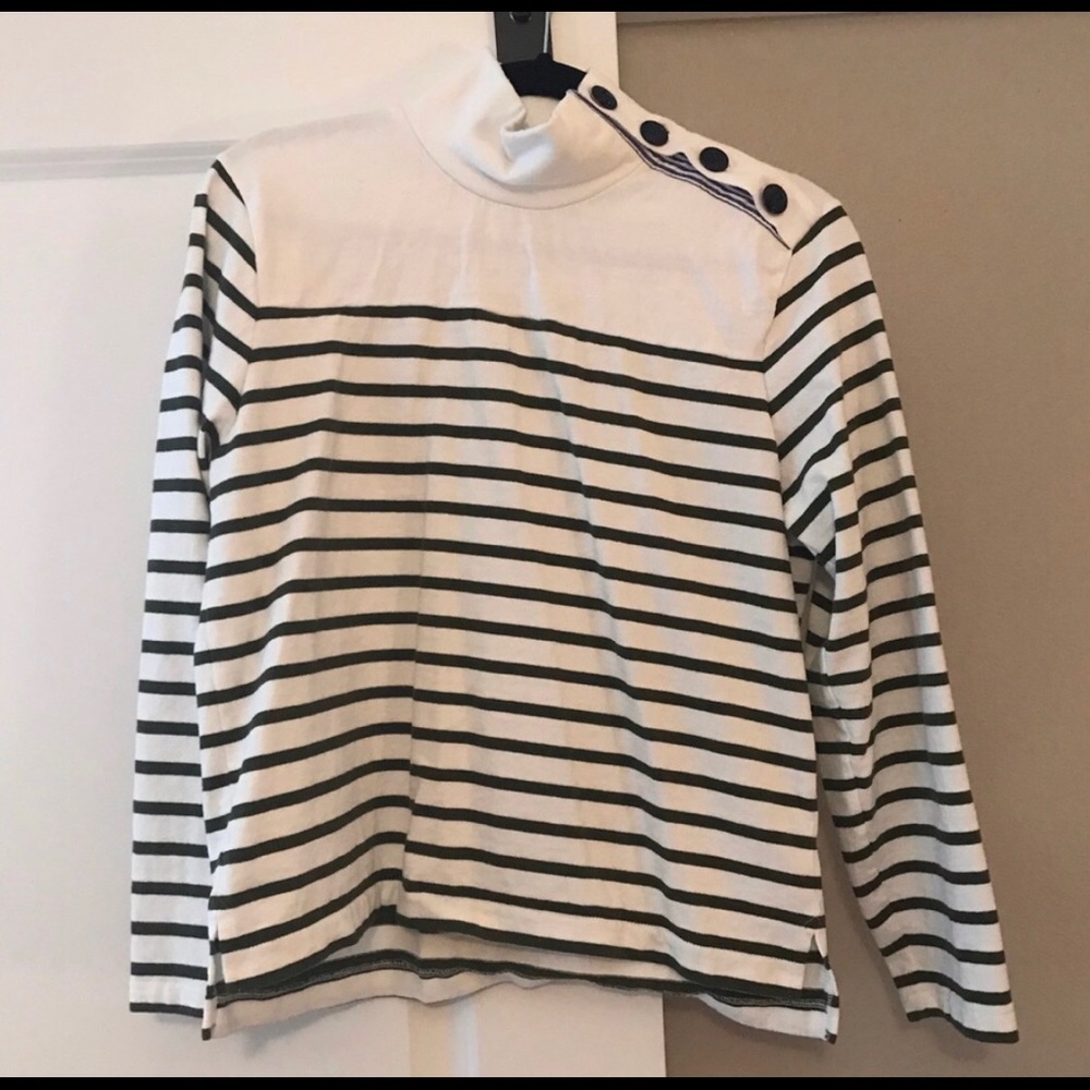 J crew button up turtleneck